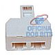 Divisor para Telefone - adaptador T RJ11 - 1 macho x 2 f�mea