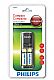Carregador de Pilhas Philips p/ 2 pilhas - 110V SCB1220NB