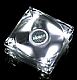 Cooler 80x80mm Akasa Ultra Quiet c/ LED - AK-FN054